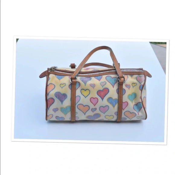 Dooney & Bourke Multicolor Heart Shoulder Bag - Picture 2 of 8